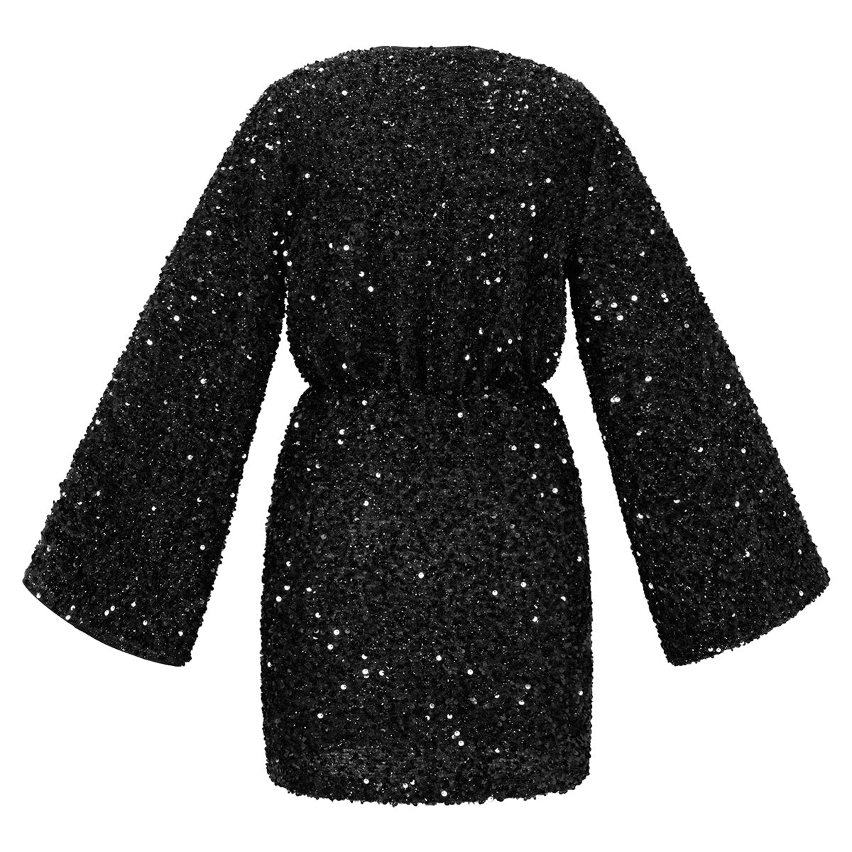 Pailletten jurk | Kendal | Zwart