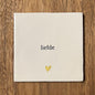 Tegeltje Liefde | Wit
